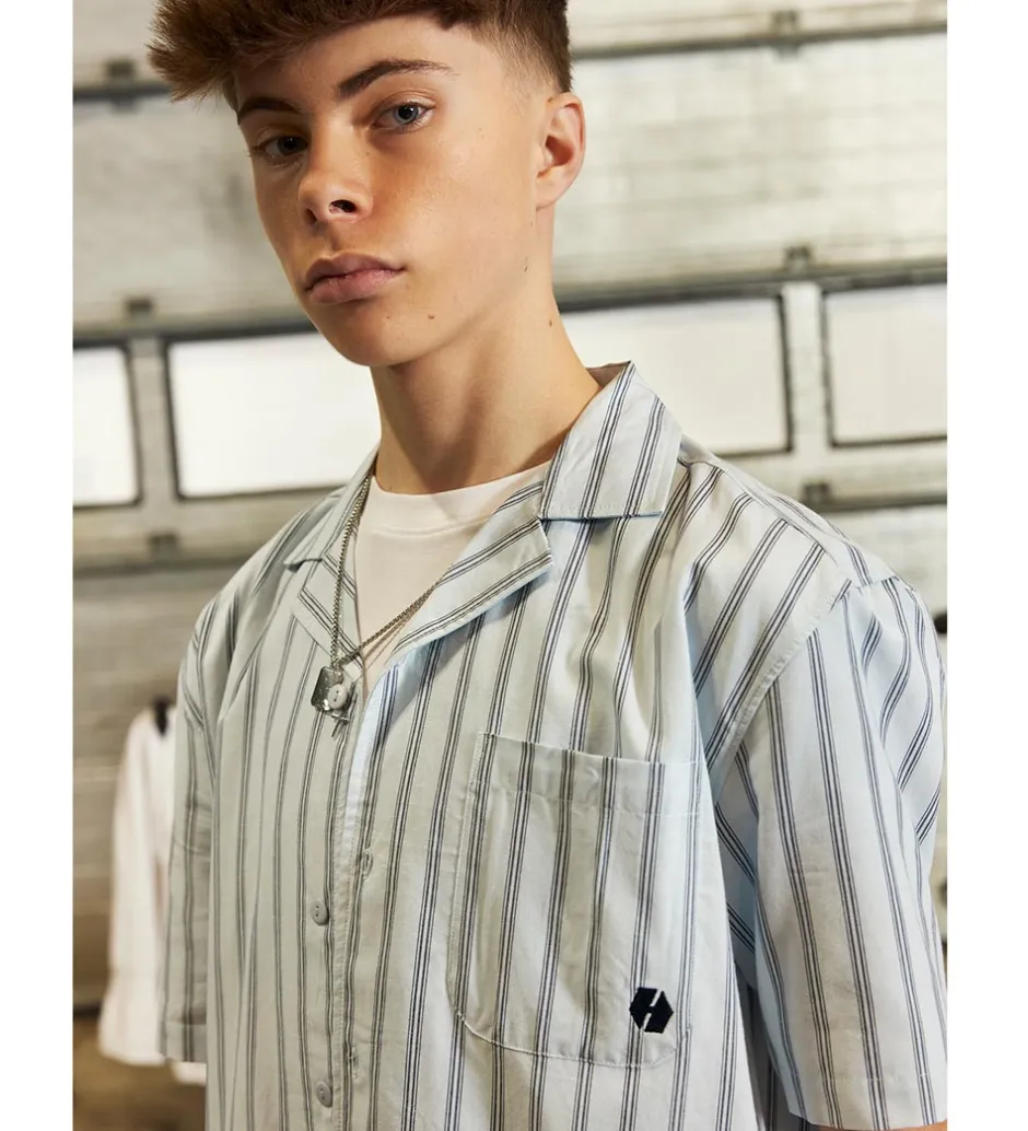 Konfirmationstøj*Hound Skjorte - Light Blue/Navy