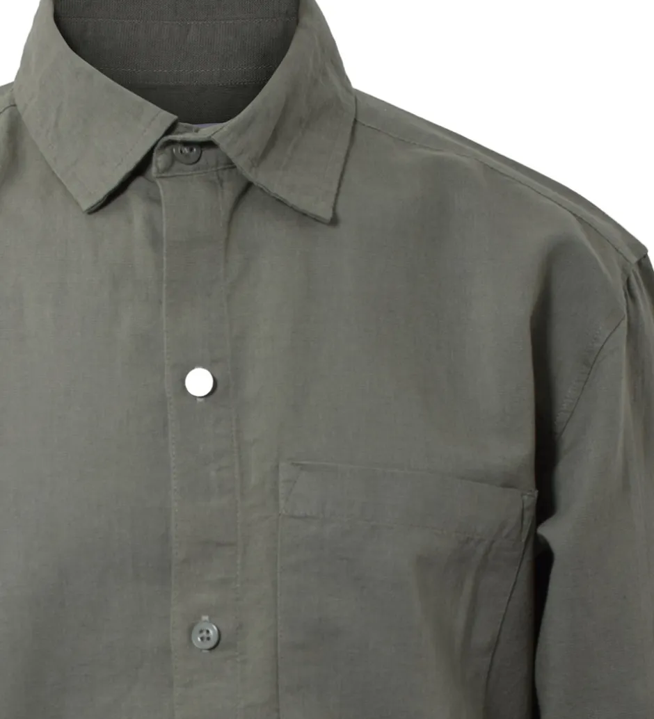 Konfirmationstøj*Hound Skjorte - Linen Blend - Army