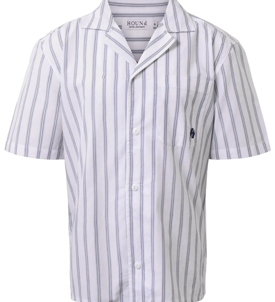 Børn Hound Skjorte - Striped - Hvid/Navy