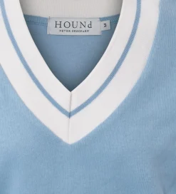 Børn Hound Vest - Tennis Vest - Strik - Light Blue