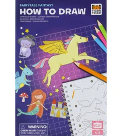 Skriveredskaber|Skole*Tiger Tribe How to Draw Tegnesæt - Lær At Tegne - Fairytale Fantasy
