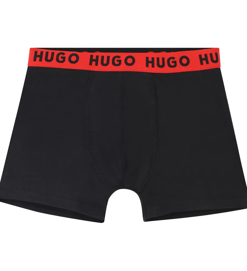 Undertøj*HUGO Boxershorts - 2-pak - Sort/Armygrøn