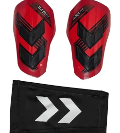 Hummel Teamsport Hummel Benskinner - HmlShin Guards Hyper Fit - Rød/Sort