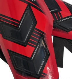 Hummel Teamsport Hummel Benskinner - HmlShin Guards Hyper Fit - Rød/Sort