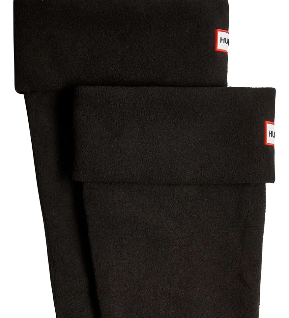 Strømper|Basis*Hunter Fleece Støvlestrømper - Lang - Black