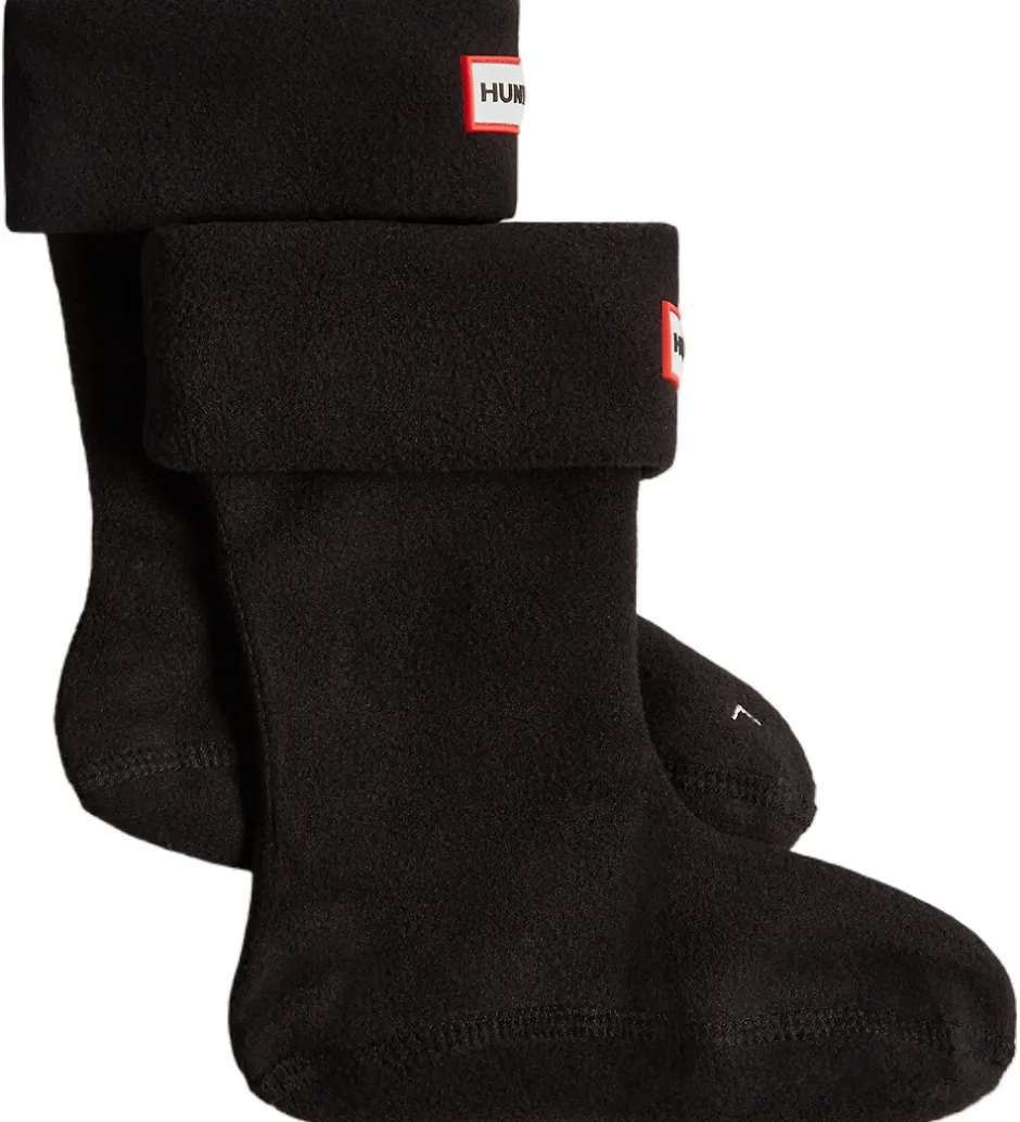 Strømper|Basis*Hunter Fleece Støvlestrømper - Kids - Black