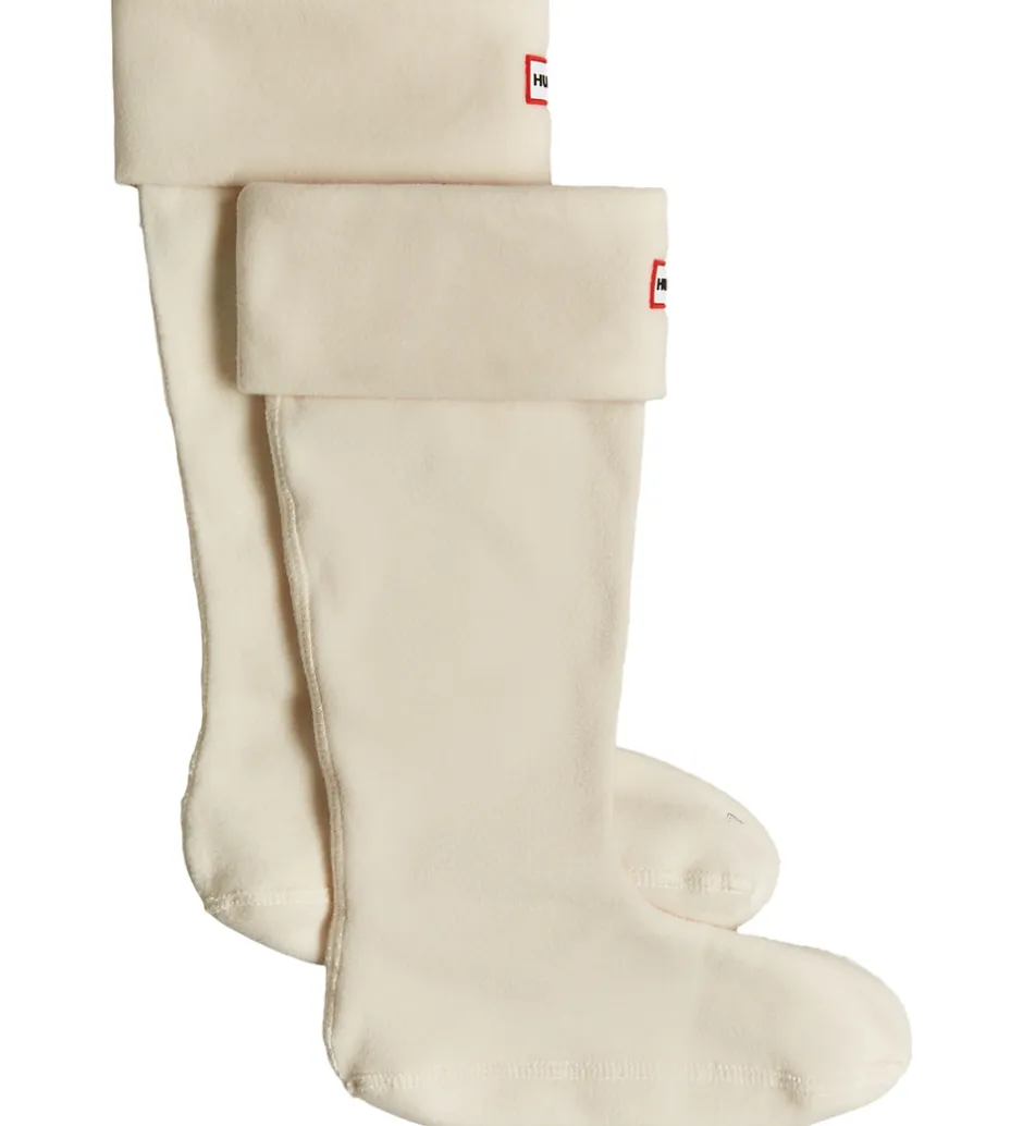 Børn Hunter Fleece Støvlestrømper - Lang - White