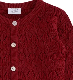 Cardigans*Hust and Claire Cardigan - Strik - HCCilja - Teaberry m. Hulmøns