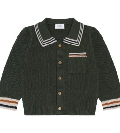 Børn Hust and Claire Cardigan - Strik - HCCharli - Deep Ivy