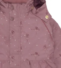 Flyverdragter*Hust and Claire Flyverdragt - HCOtine - Pale Mauve m. Hjerter/Ba