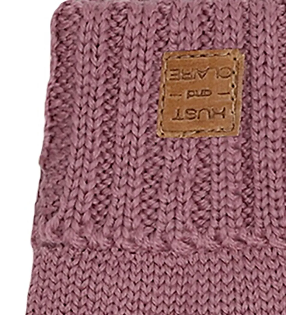 Handsker Og Luffer*Hust and Claire Handsker - Uld - Strik - HCFesto - Pale Mauve