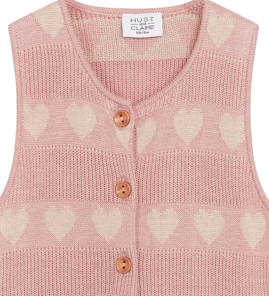 Børn Hust and Claire Heldragt - Strik - Bambus - HCMonly - Dusty Rose