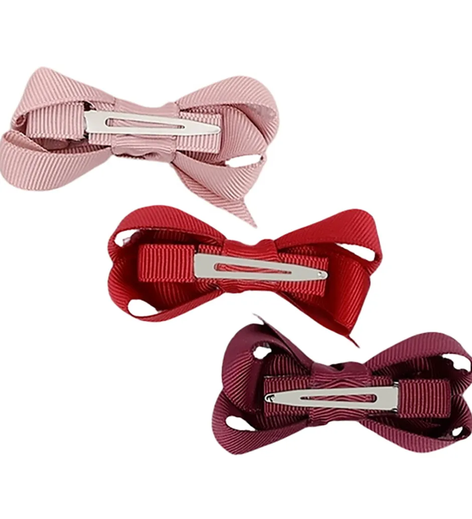 Hårspænder|Hårpynt*Hust and Claire Hårsløjfer - 7 cm - HCFanetha - Teaberry