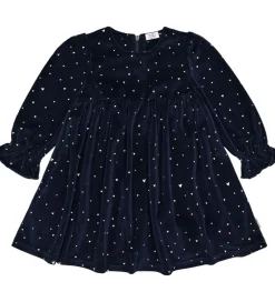 Kjoler*Hust and Claire Kjole - Velour - HCDonna - More Navy m. Guld