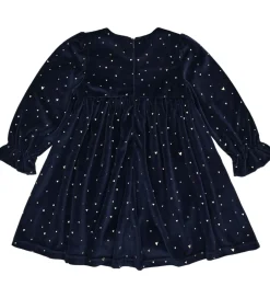 Kjoler*Hust and Claire Kjole - Velour - HCDonna - More Navy m. Guld