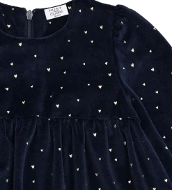 Kjoler*Hust and Claire Kjole - Velour - HCDonna - More Navy m. Guld