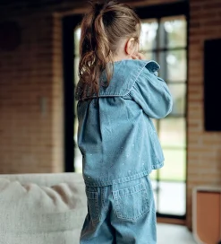 Børn Hust and Claire Skjorte - HCKaroline - Blue Denim m. Similisten