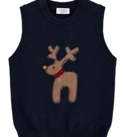 Børn Hust and Claire Vest - Strik - HCPerry Deer - More Navy