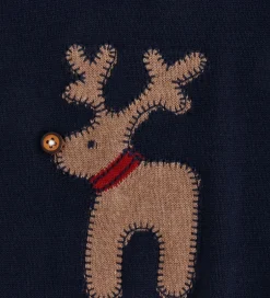 Børn Hust and Claire Vest - Strik - HCPerry Deer - More Navy