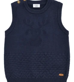 Børn Hust and Claire Vest - Strik - HCPerry Moose - More Navy