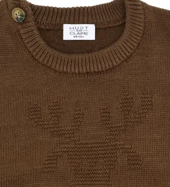 Veste*Hust and Claire Vest - Strik - HCPerry Moose - Brown stone