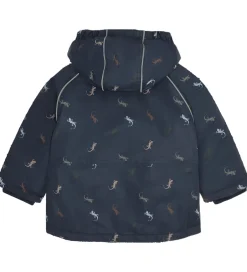 Børn Hust and Claire Vinterjakke - HCObi - More Navy m. Firben