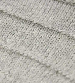 Babyhjelme*Huttelihut Babyhjelm m. Ører - Alpakauld - Strik - Gråmeleret