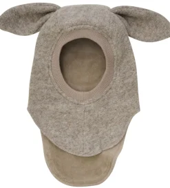Elefanthuer*Huttelihut Elefanthue - Uld - 2-lags - Camel Melange m. Ører