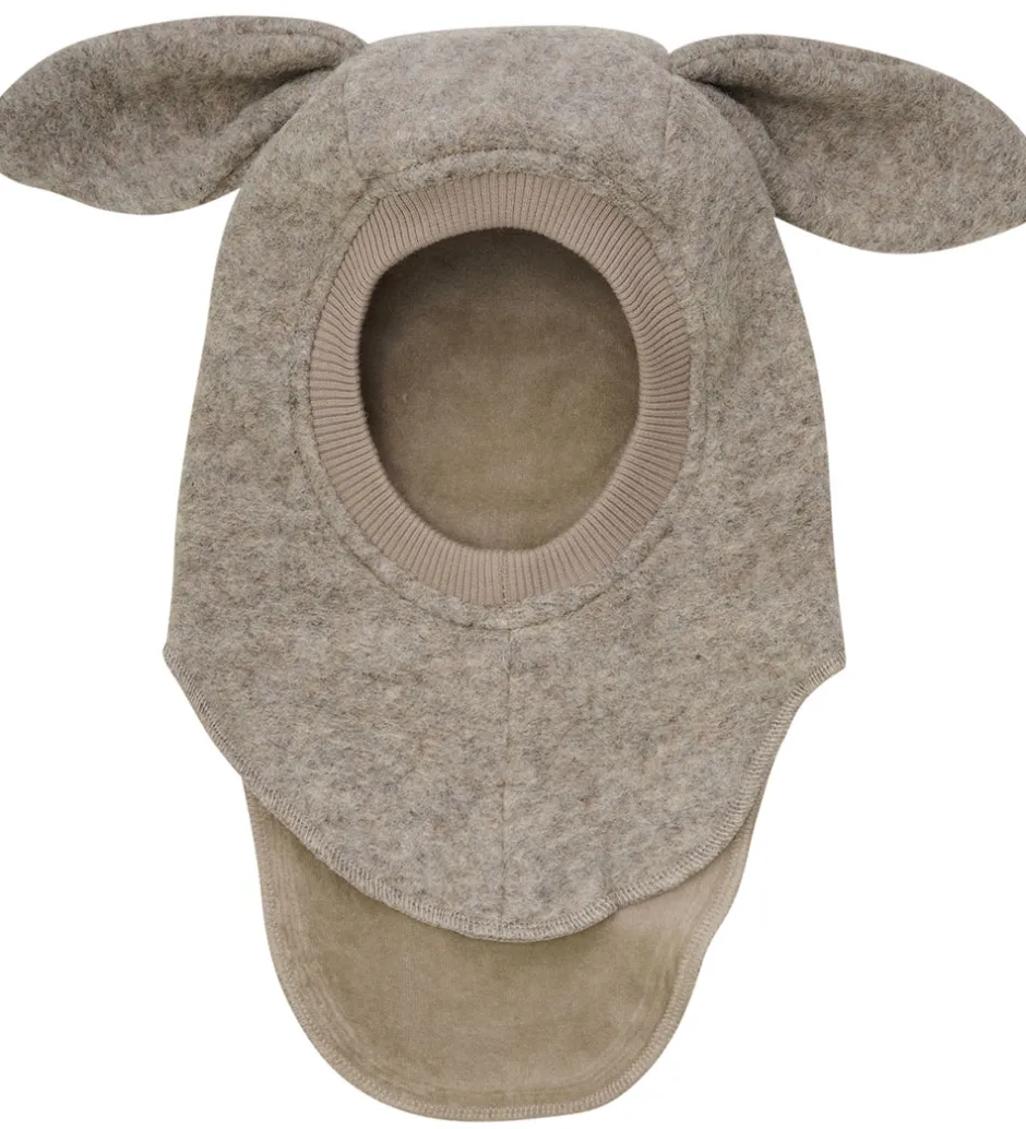 Elefanthuer*Huttelihut Elefanthue - Uld - 2-lags - Camel Melange m. Ører