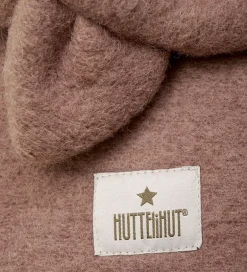 Børn Huttelihut Elefanthue - Uld - 2-lags - Burlwood m. Ører
