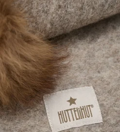 Elefanthuer*Huttelihut Elefanthue - Uld - 2-lags - Camel Melange m. Kvaste
