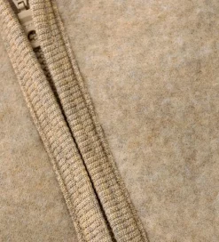 Børn Huttelihut Fleccejakke - Uldfleece - Camel Melange m. Ører