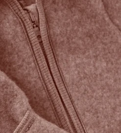 Børn Huttelihut Køredragt - Uldfleece - Burlwood m. Ører