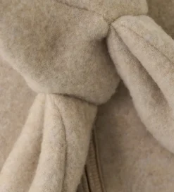 Børn Huttelihut Køredragt - Uldfleece - Camel Melange m. Ører