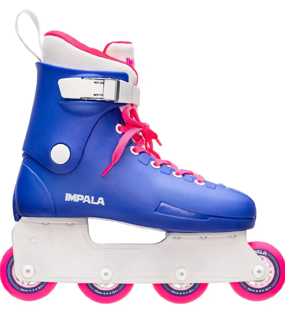 Rulleskøjter|Rulleskøjter*Impala Rulleskøjter - Lightspeed Inline - Blå/Pink - Inliner