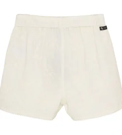Børn Indian Blue Jeans Shorts - Cloud m. Broderi