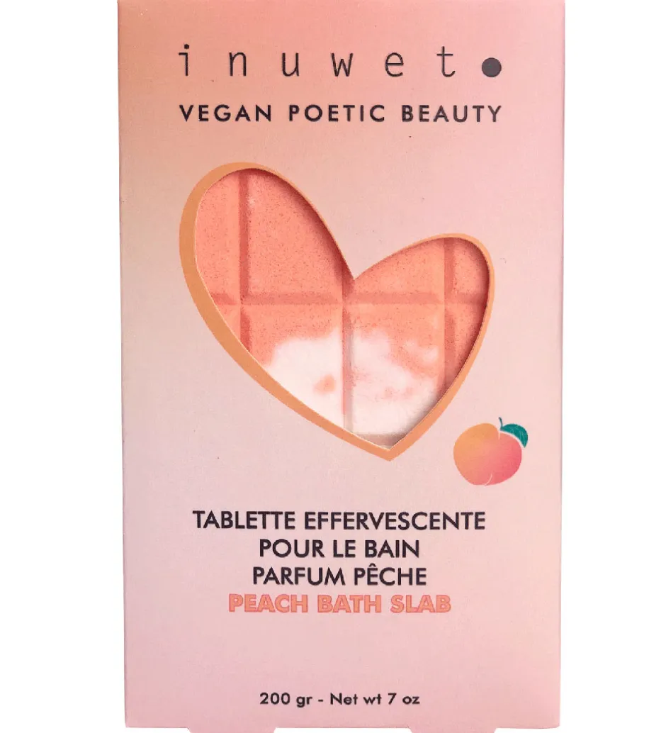 Inuwet Bath Tablet Fizz - 200g - Peach