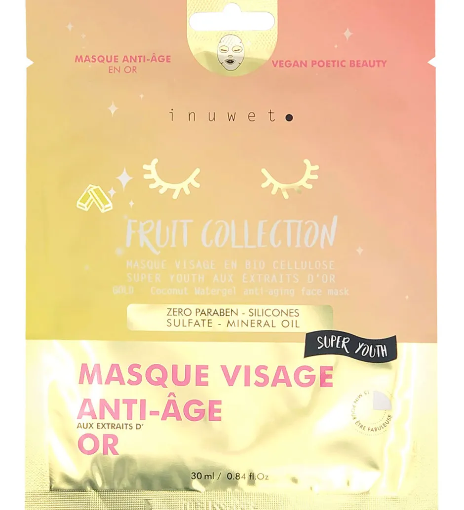 Pleje- Og Toiletartikler*Inuwet Gavesæt - Ansigtsmaske/Læbepomade - My Golden Skincare