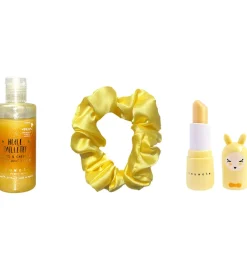 Pleje- Og Toiletartikler*Inuwet Gavesæt - Læbepomade/Glitterolie/Scrunchie - Monoi/Pineap