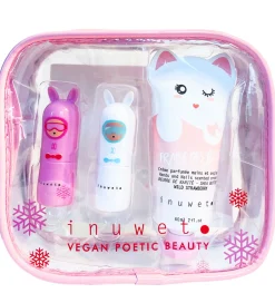 Inuwet Gavesæt - Læbepomader/Håndcreme - Cotton Candy/Cupcake