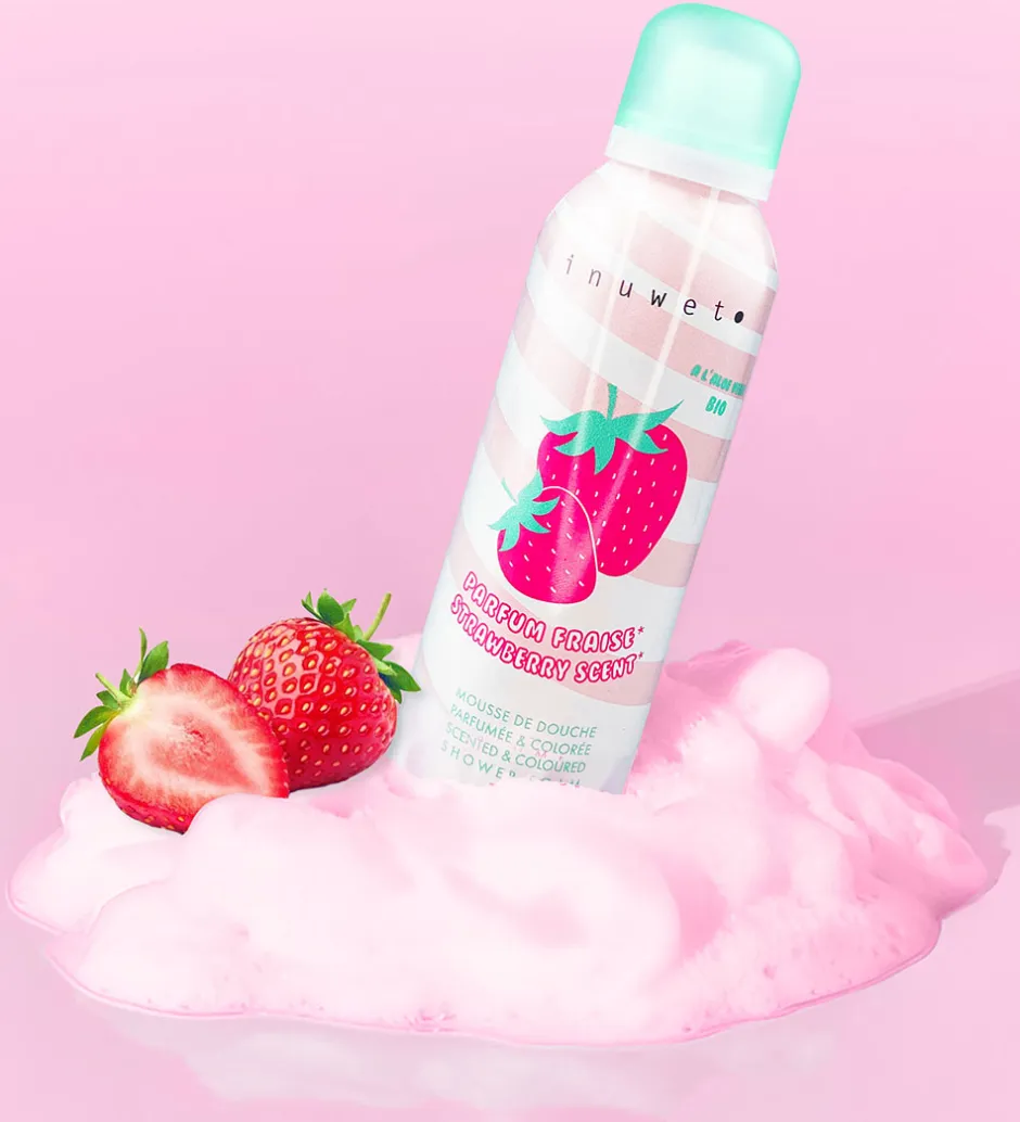 Pleje- Og Toiletartikler*Inuwet Shower Foam - 200ml - Strawberry