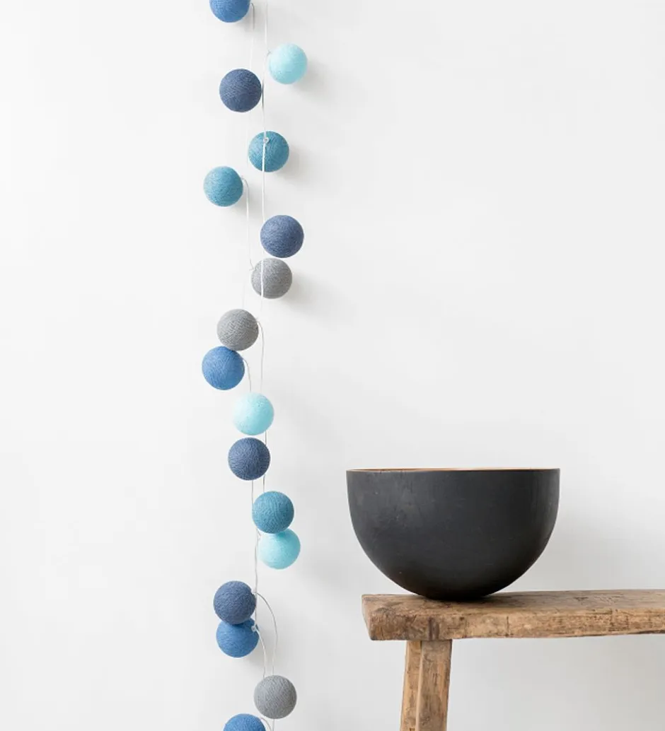 Iris Lights Lyskæde - 290 cm - 20 Lys - Ocean Blue