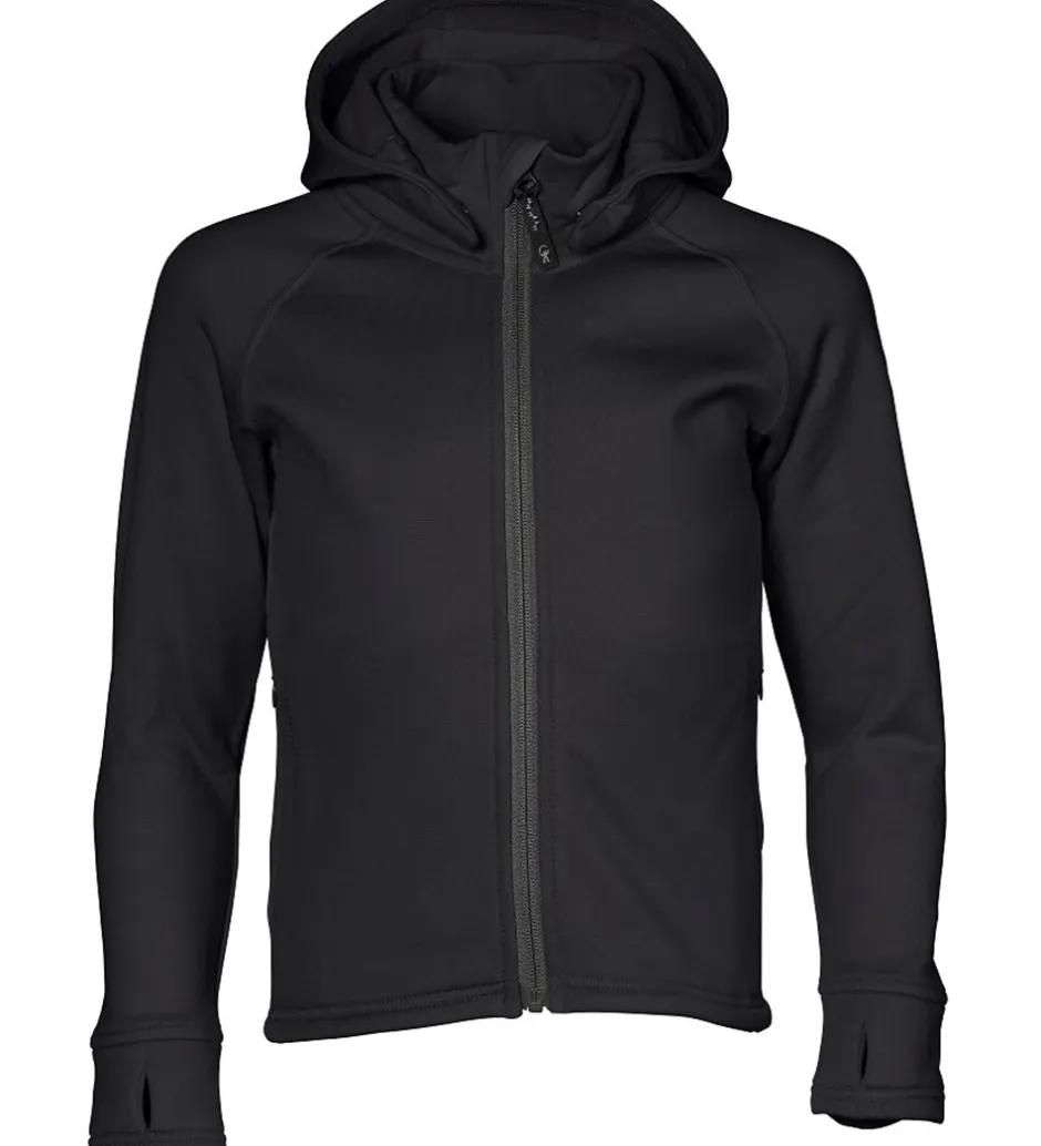 Softshell*ISBJÖRN OF SWEDEN Isbjörn Of Sweden Softshelljakke m. Fleece - Panda - Sort