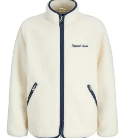 Børn Jack & Jones Fleecejakke - Teddy - JorNorrebro - Cloud Dancer/Oc