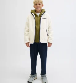 Børn Jack & Jones Fleecejakke - Teddy - JorNorrebro - Cloud Dancer/Oc