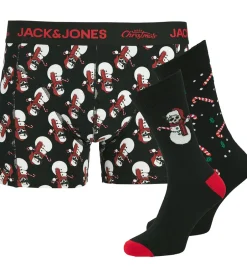 Børn Jack & Jones Gaveæske - Boxershorts/Strømper - Jacsnow - Black