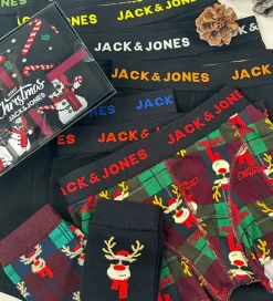 Børn Jack & Jones Gaveæske - Boxershorts/Strømper - JacRudolph - Wine
