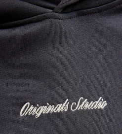Hættetrøjer*Jack & Jones Hættetrøje - Sweat - JorNorrebro - Asphalt