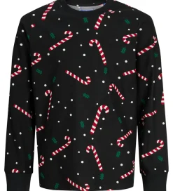 Nattøj*Jack & Jones Nattøj - JacTristan - Black/Candy Cane