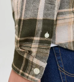 Børn Jack & Jones Skjorte - JprBlubrook - Peat m. Tern